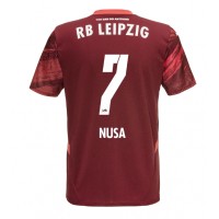 Stroje piłkarskie RB Leipzig Antonio Nusa #7 Koszulka Wyjazdowej 2024-25 Krótki Rękaw